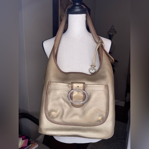 Brighton Gold Hobo Bag - Excellent Condition - Picture 2 of 10